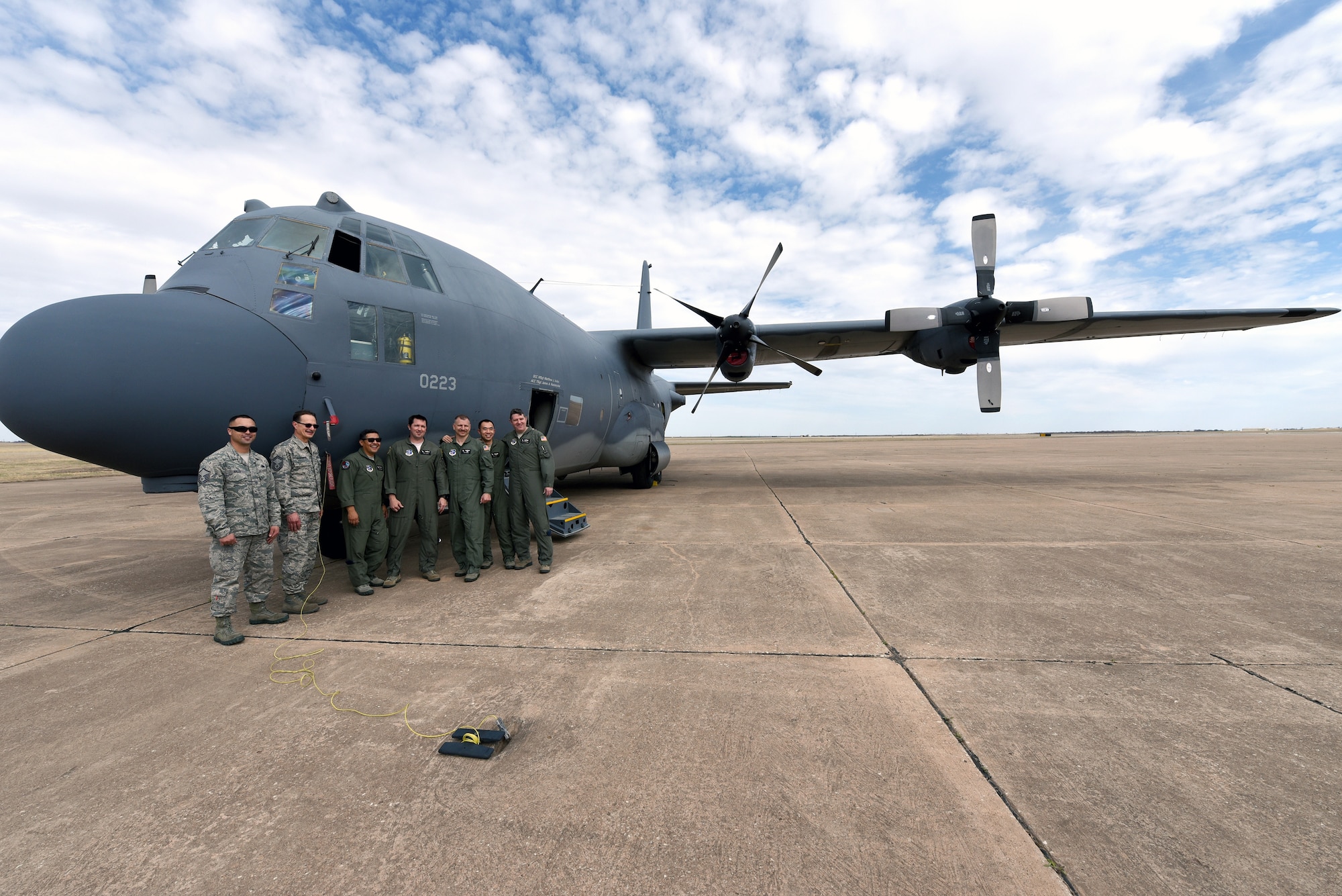 MC-130P Combat Shadow arrives at Sheppard