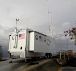 Naval Base Guam's mobile command post will serve as a temporary U.S. Navy Shipboard Electronic Systems Evaluation Facility for testing U.S. Pacific Fleet ships' electromagnetic combat direction-finding systems.