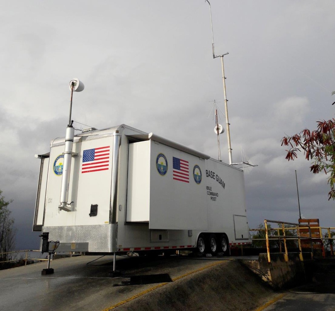 Naval Base Guam's mobile command post will serve as a temporary U.S. Navy Shipboard Electronic Systems Evaluation Facility for testing U.S. Pacific Fleet ships' electromagnetic combat direction-finding systems.