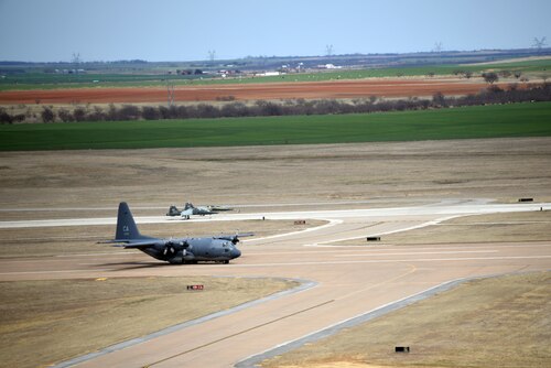 MC-130P Combat Shadow arrives at Sheppard