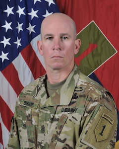 Command Sergeant Major Craig Bishop, Command Sergeant Major, 1st Infantry Division