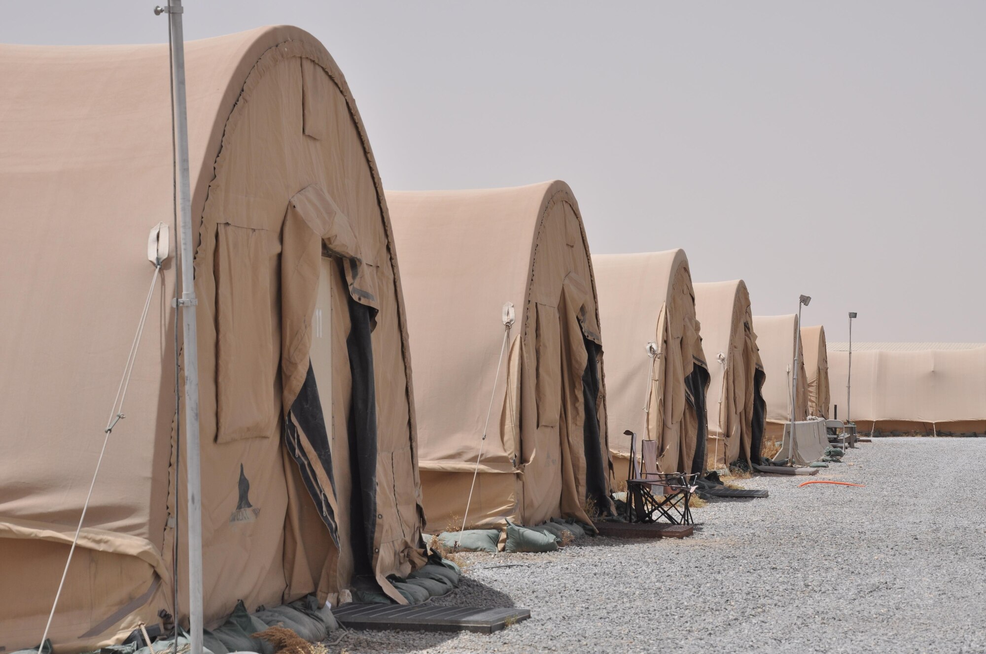 A construction project is currently underway to prepare 33 new relocatable buildings, or trailer structures, for Airmen to reside in during their deployment.