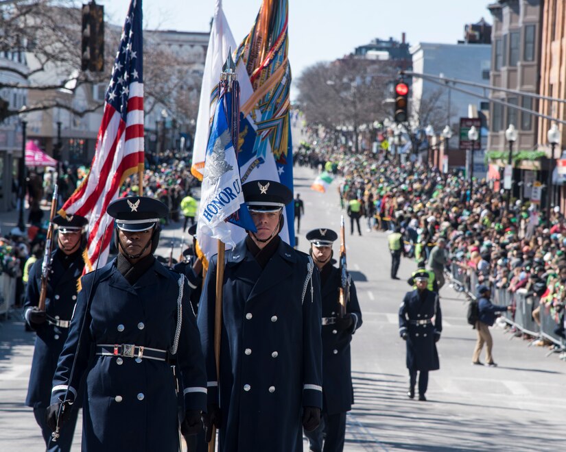 St. Paddy’s Day crowd