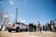 Edwards honorary commanders receive a tour and briefing of the 412th Communications Squadron’s spectrum analysis truck March 16. The truck finds and tracks down “rogue” signals that interfere with flight test data, voice and telemetry frequencies. (U.S. Air Force photo by Joseph Pol Sebastian Gocong)