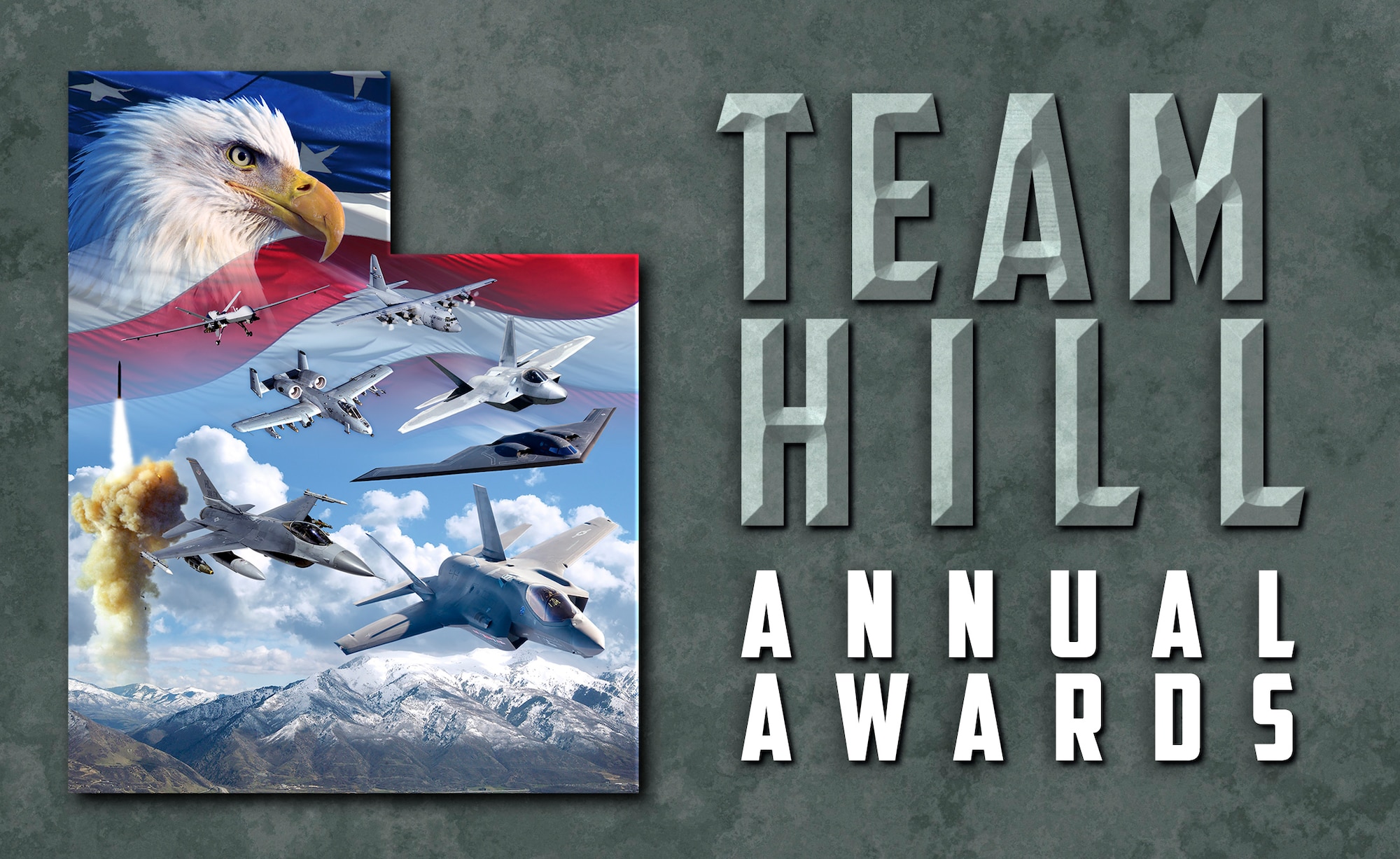 Team Hill Annual Awards (U.S. Air Force graphic by Kent Bingham)