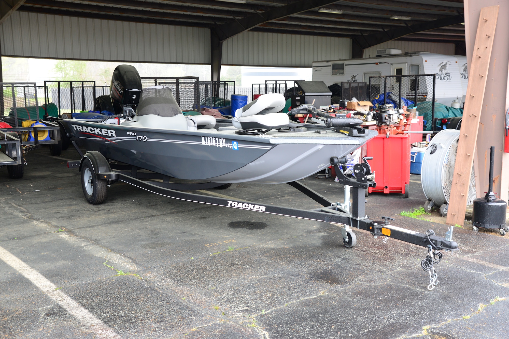 The 14th Force Support Squadron’s Outdoor Recreation rents bass, pontoon, and Jon boats ranging from $20-150 per day. (U.S. Air Force photo by Airman 1st Class Beaux Hebert)