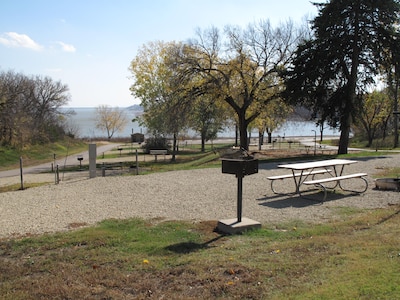 An overview of Stockdale Campground at Tuttle Creek Lake. New procedures call for campers to make registration and payment online or by phone only. Please see the full release for details.