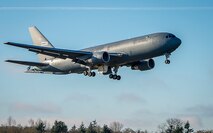 A KC-46A Pegasus takes flight.