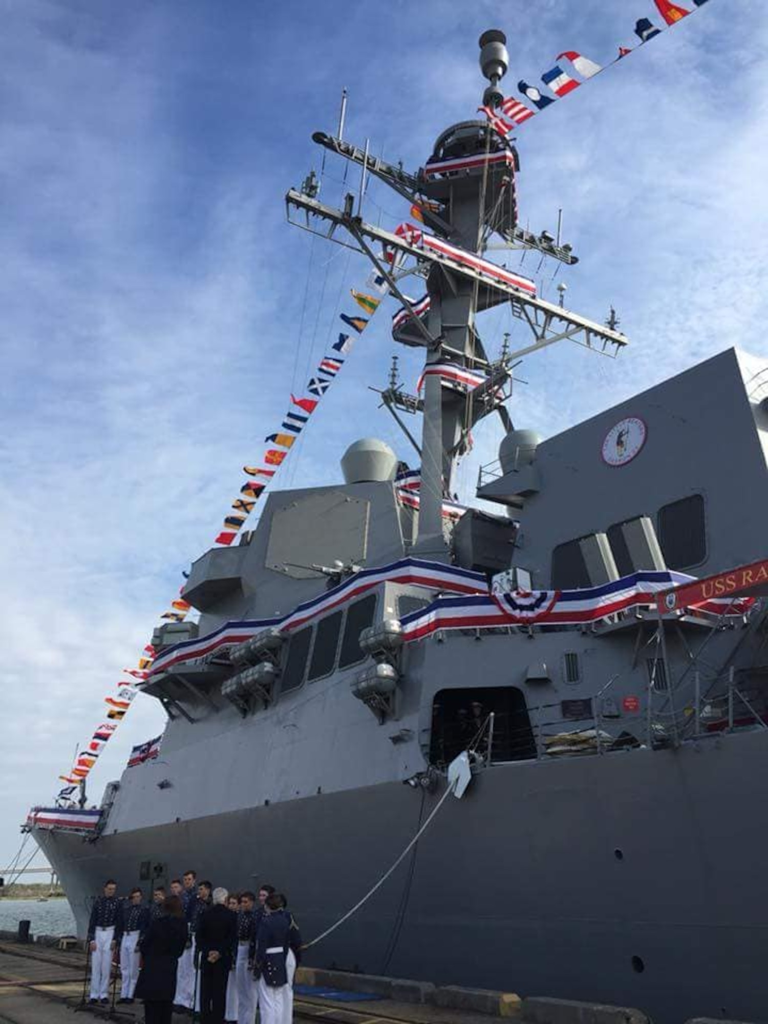 Navy commissions new guided-missile destroyer named after Charleston hero