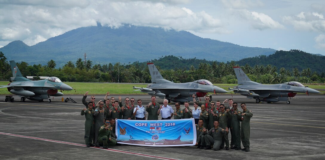U.S., Indonesian air forces conclude exercise Cope West 2018