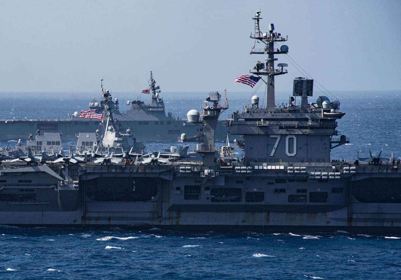 Carl Vinson Completes Bilateral Exercise with Japan