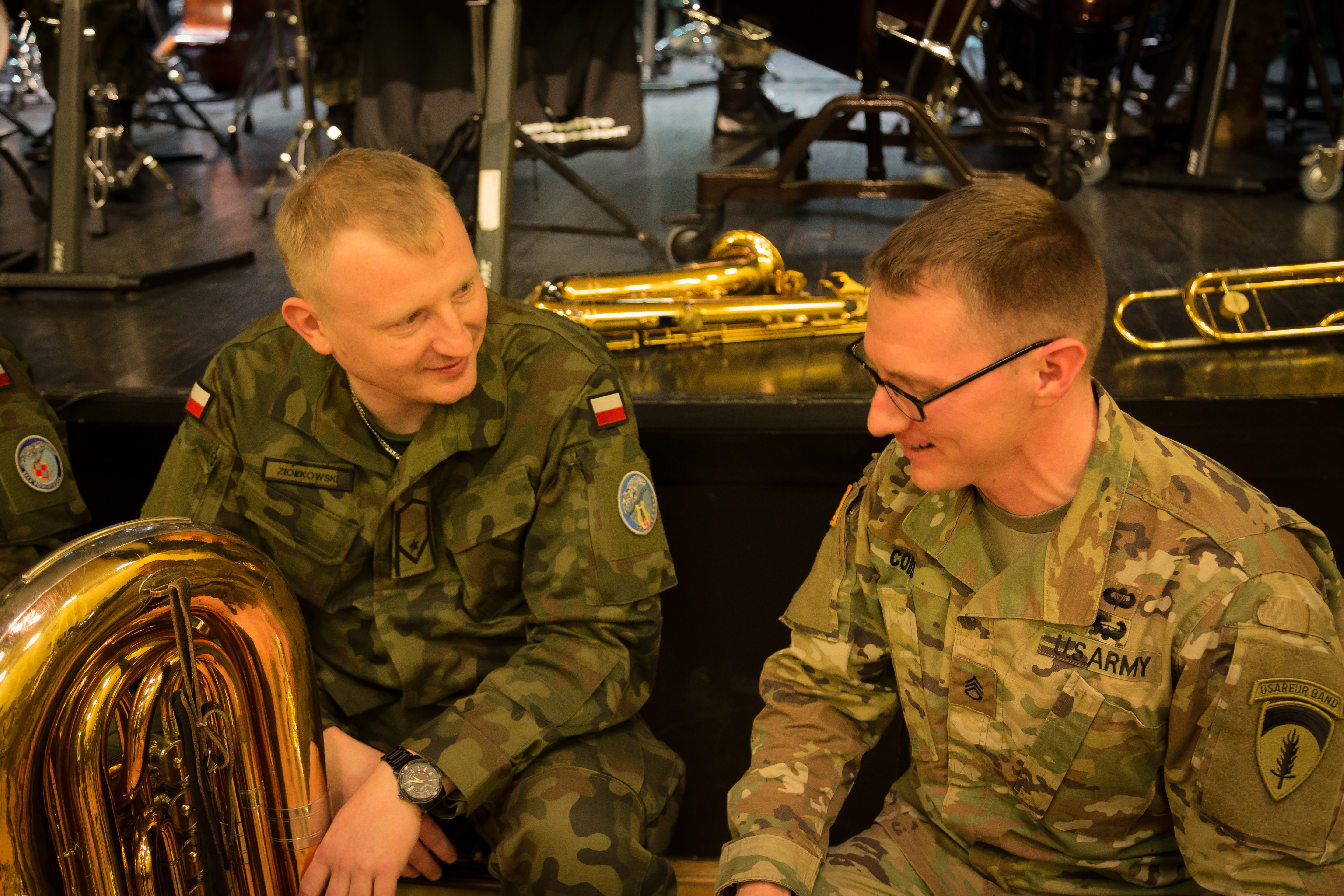 【超特価sale開催】  USAREUR Force Air Polish with Concert Joint Performs Band ジャケット・アウター