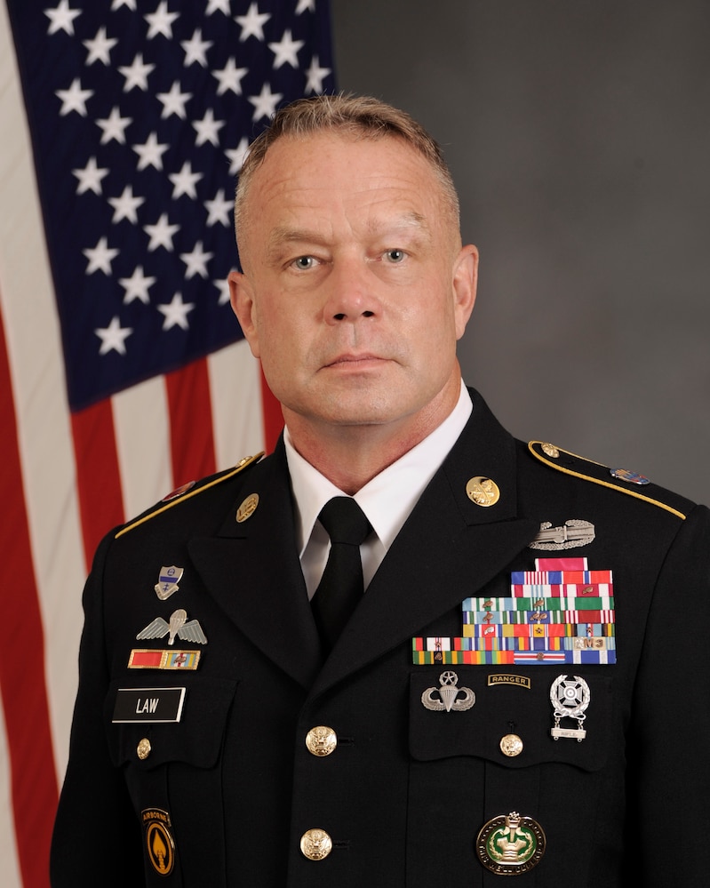 Command Sgt. Maj. Dennis Law