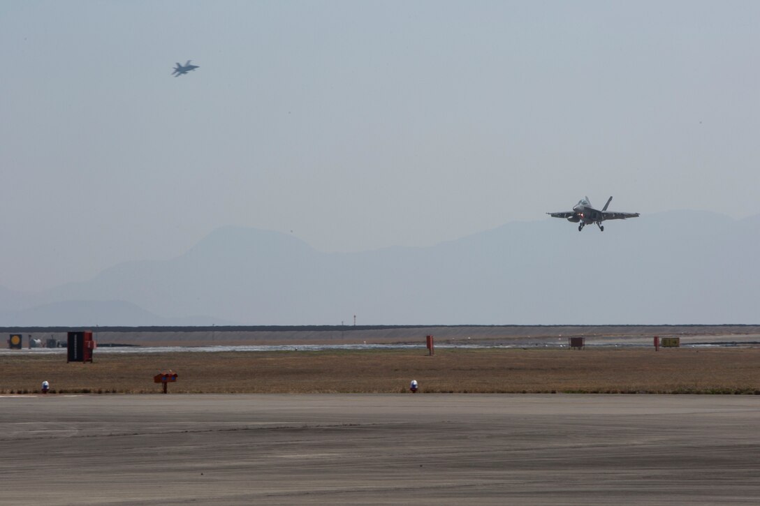 CVW-5 fixed-wing squadrons relocate to MCAS Iwakuni