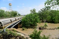 JBSA Medina Base after Thunderstorms caused power outages and flooding