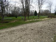 Rooks Park reopens to vehicle traffic on April 1, 2018. Park rangers ask visitors to avoid walking in recently hydro-seeded areas, soon to sprout new grass. U.S. Army Corps of Engineers photo by Jeremy Nguyen.