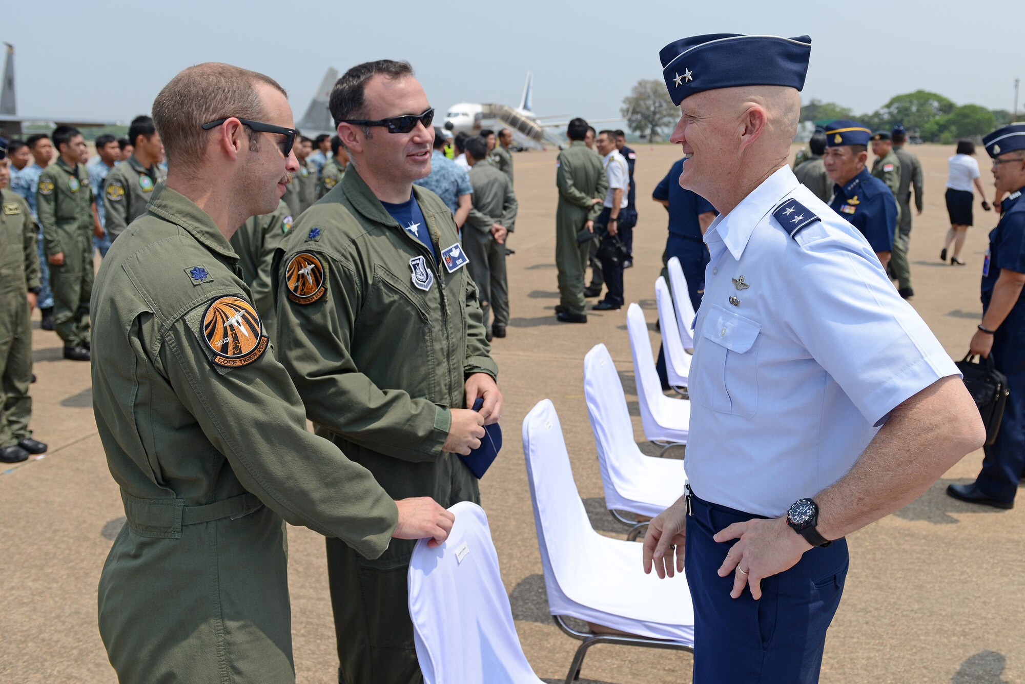 Airmen conduct training during COPE TIGER 2018