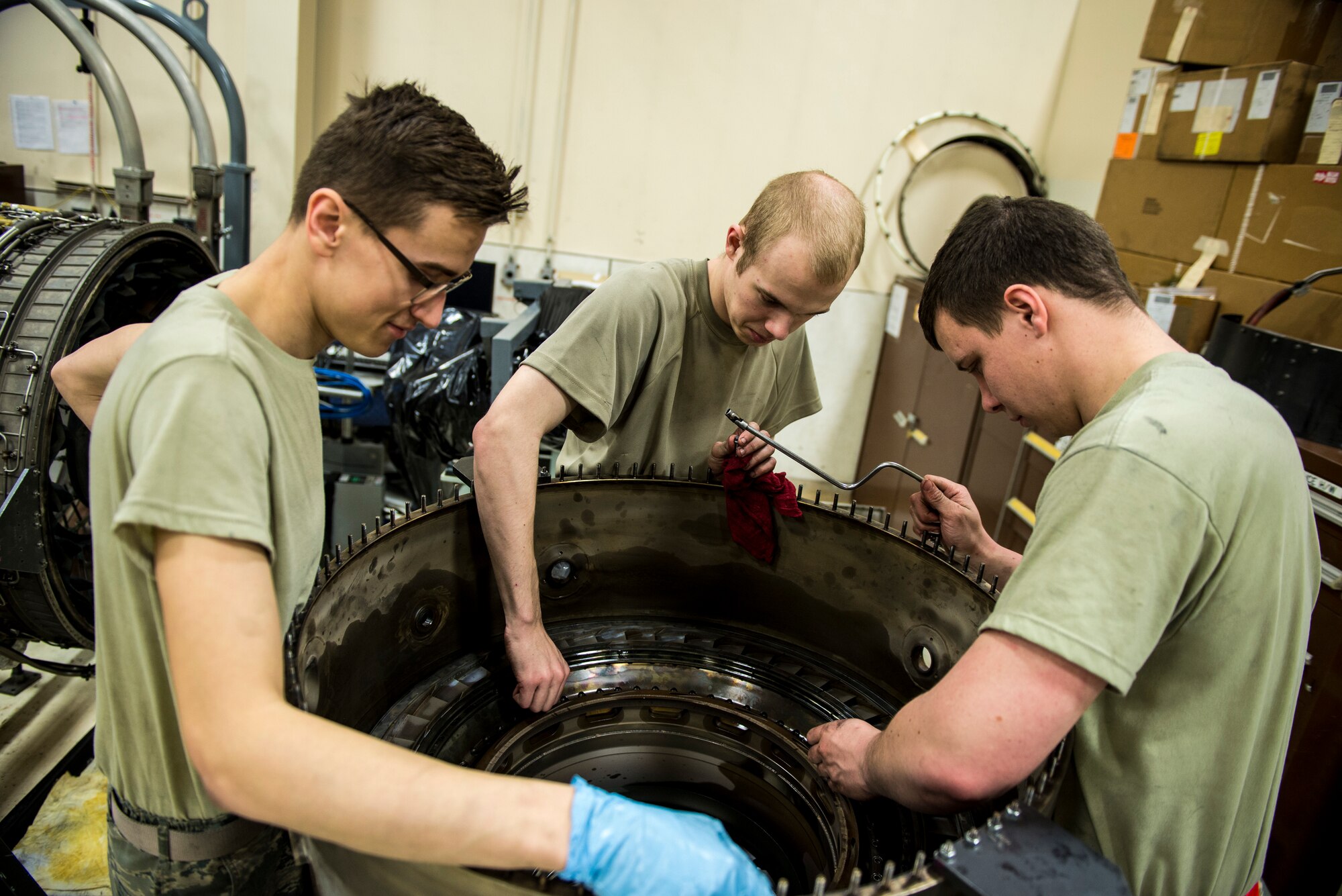 354th MXS Propulsion flight keeps jets in the fight