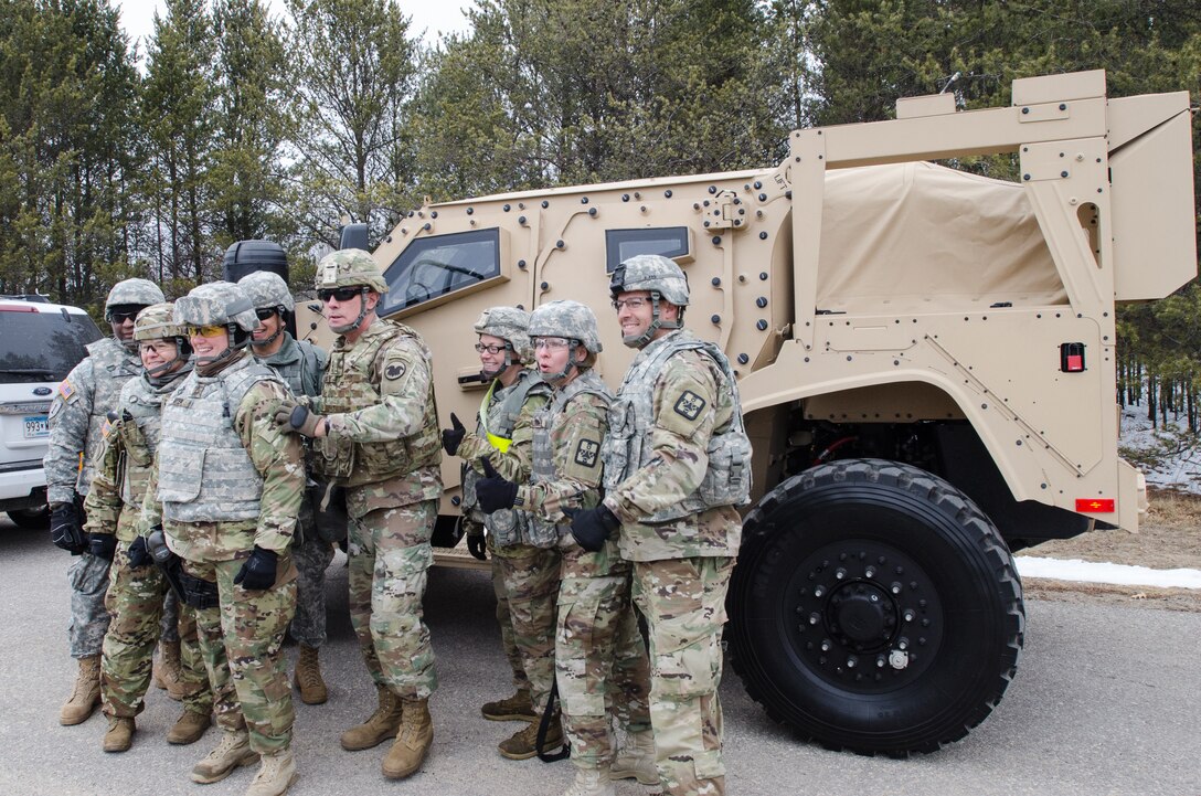 LTG Luckey observes training at Fort McCoy