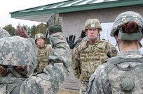 LTG Luckey observes training at Fort McCoy