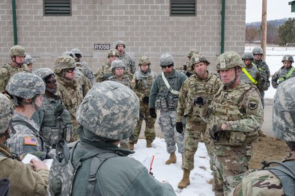 LTG Luckey observes training at Fort McCoy