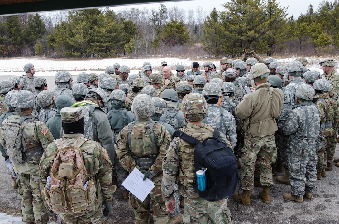 LTG Luckey observes training at Fort McCoy