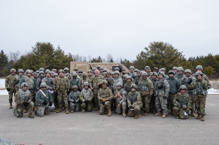 LTG Luckey observes training at Fort McCoy