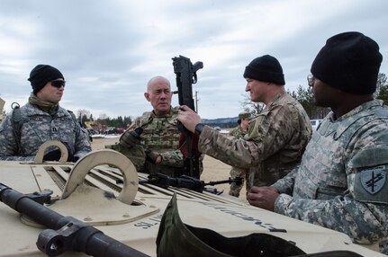 LTG Luckey observes training at Fort McCoy