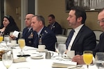 Air Force Chief of Staff Gen. David L. Goldfein addresses members of the Defense Writersâ€™ Group