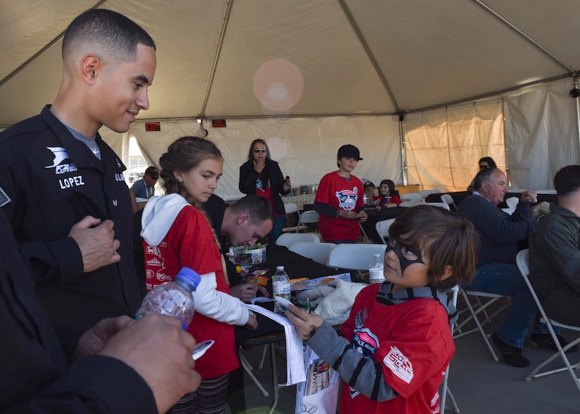 The U.S. Air Force Air Combat Command F-22 Raptor Demonstration Team performs their capabilities for event-goers in Yuma, Arizona and Lancaster California, March 18 and March 24-25, 2018.