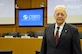Dr. Bob Kemerait, senior scientist and Defense Intelligence Senior Level executive at the Air Force Technical Applications Center, Patrick AFB, Fla., poses for a picture prior to the start of the Plenary Session of the Comprehensive Nuclear Test Ban Treaty Organization’s  Preparatory Commission at its headquarters in Vienna March 19, 2018.  Kemerait was recognized by CTBTO Executive Secretary Dr. Lassina Zerbo as the only person from any nation in the world to attend every Working Group B meeting since its inception in 1997.  (U.S. Air Force photo by Susan A. Romano)