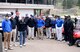 Participants wait for the starting announcements of the Happy Irby Golf Tournament March 29, 2018, at the Lion Hills Country Club in Columbus, Mississippi. George Irby continues his father's legacy in the Columbus community and is always finding new ways to expand fundraising to help children in need. (U.S. Air Force photo by Airman 1st Class Keith Holcomb)