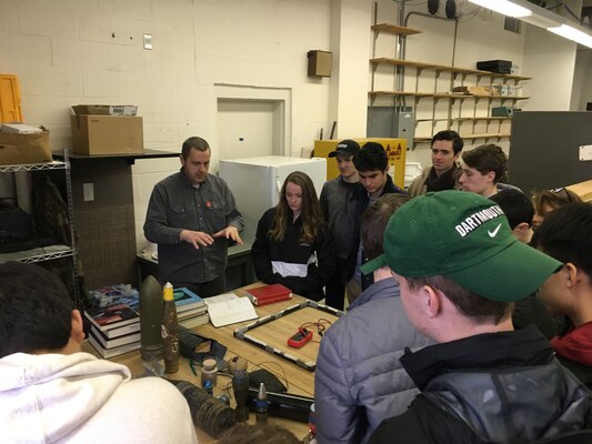 Kimball Union Academy visits Cold Regions Lab