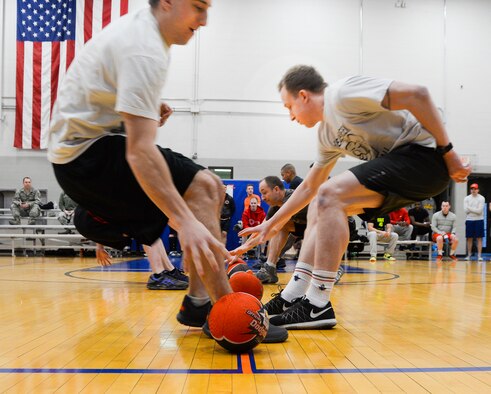 Dodgball exercise in resiliency