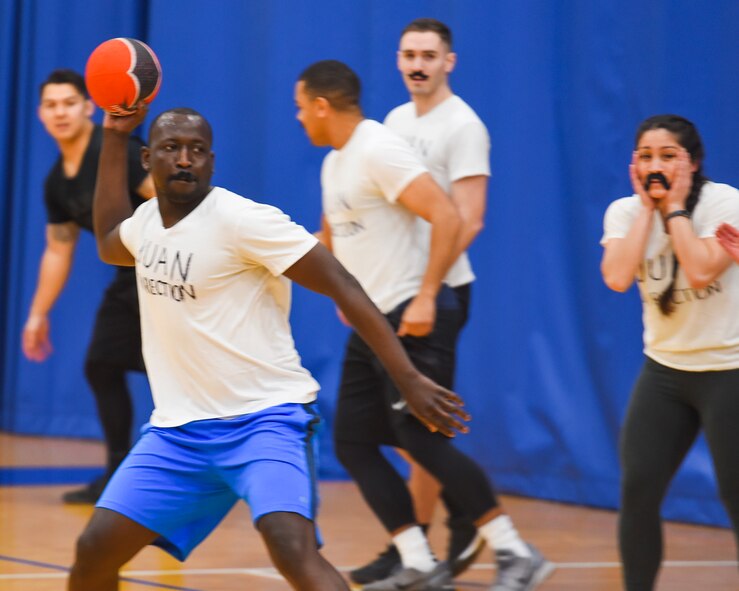 Dodgball exercise in resiliency