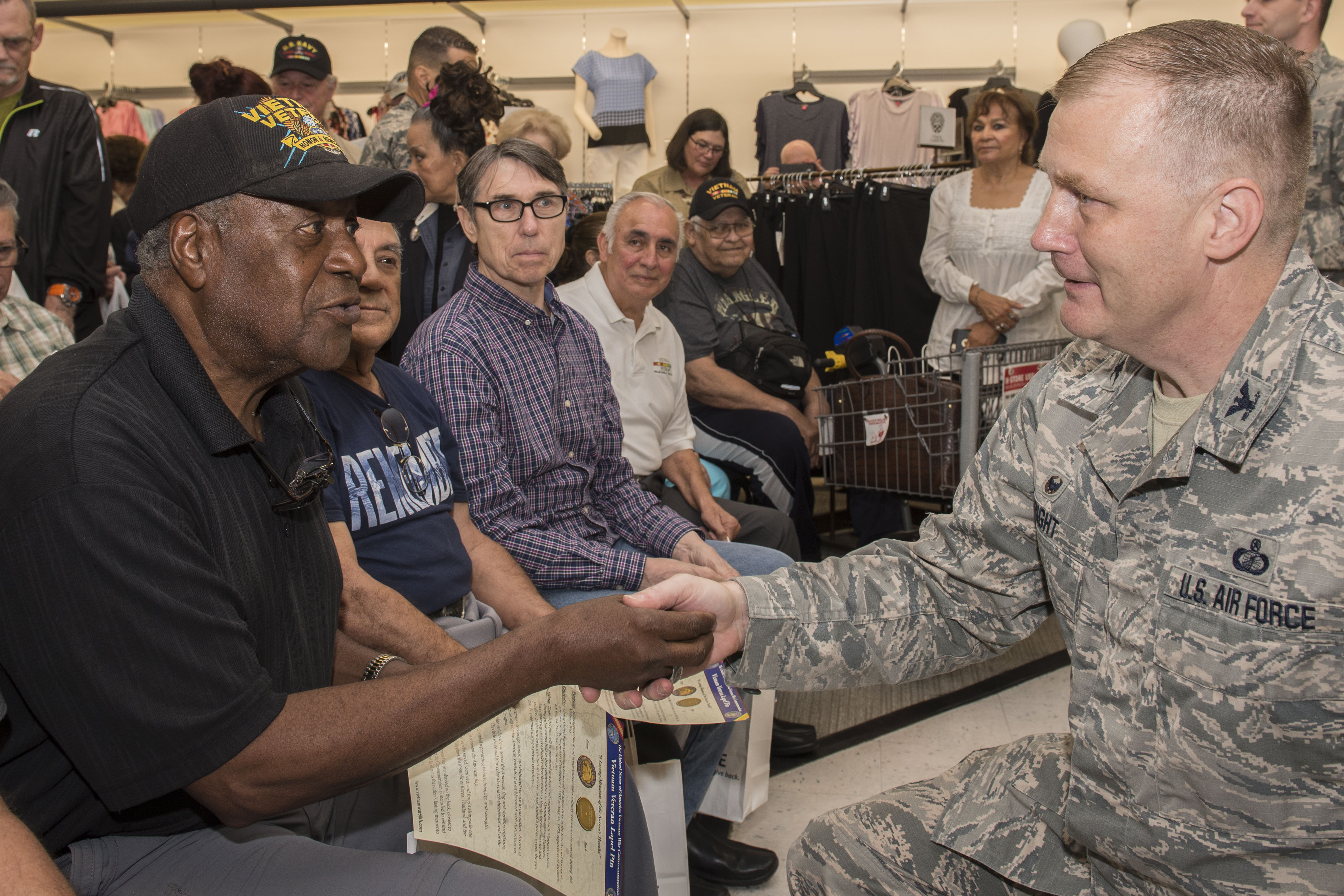Vietnam Veterans honored at Base Exchange > Joint Base San Antonio > News