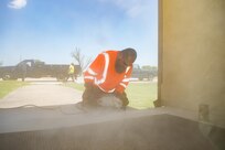 502nd ABW Civil Engineers repair walkway