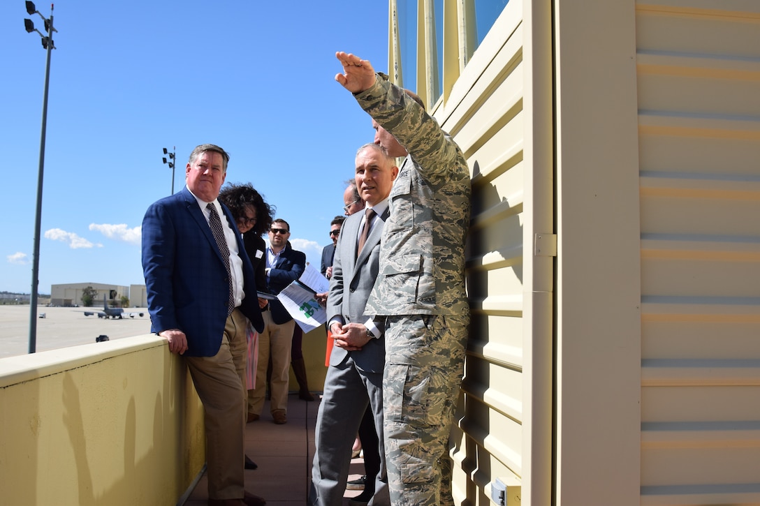 EPA Director and Congressman Calvert visit March ARB