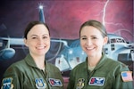 Maj. Devon Meister, pilot, and Maj. Ashley Lundry, aerial reconnaissance weather officer, are members of the 53rd Weather Reconnaissance Squadron, referred to as the Hurricane Hunters, which is a unit in the Air Force Reserve