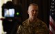 U.S. Army Command Sgt. Maj. John Wayne Troxell, Senior Advisor to the Chairman of the Joint Chiefs of Staff, stands for an interview.