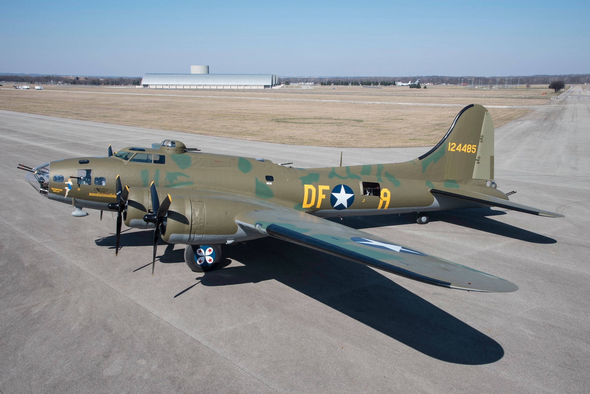 DAYTON, Ohio -- Boeing B-17F Memphis Belle at the National Museum of the United States Air Force on March 10, 2018. (U.S. Air Force photo by Ken LaRock)