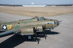 DAYTON, Ohio -- Boeing B-17F Memphis Belle at the National Museum of the United States Air Force on March 10, 2018. (U.S. Air Force photo by Ken LaRock)