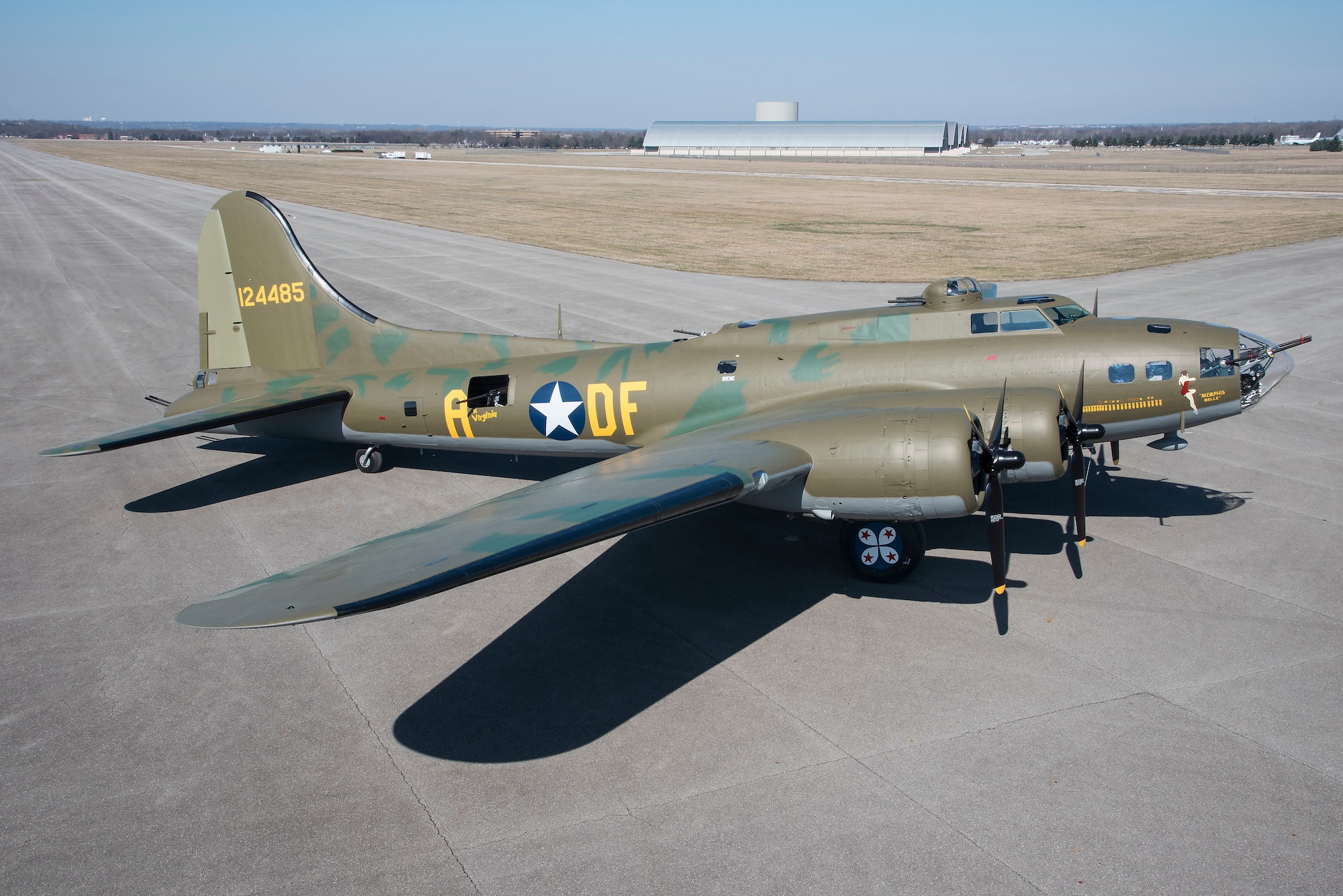 DAYTON, Ohio -- Boeing B-17F Memphis Belle at the National Museum of the United States Air Force on March 10, 2018. (U.S. Air Force photo by Ken LaRock)