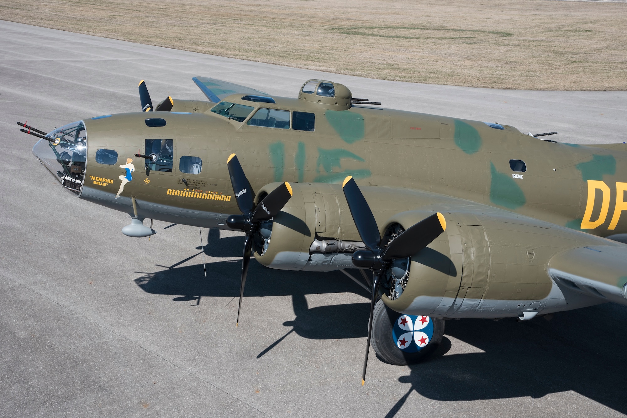 DAYTON, Ohio -- Boeing B-17F Memphis Belle at the National Museum of the United States Air Force on March 10, 2018. (U.S. Air Force photo by Ken LaRock)