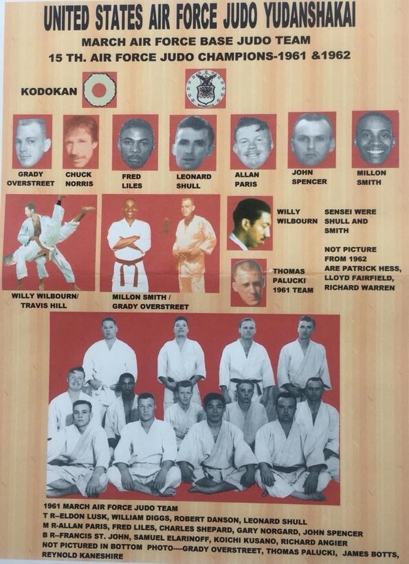 Judo training at March ARB