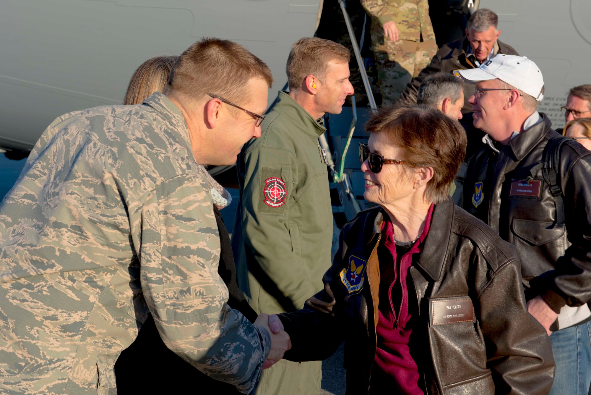 A civic leader tour hosted by the Chief of Staff of the Air Force visited Eielson Air Force Base April 28, 2018;this was the final stop in a broad tour of the Pacific Air Forces area of responsibility that included visits to Guam, Hawaii, Korea and Japan.