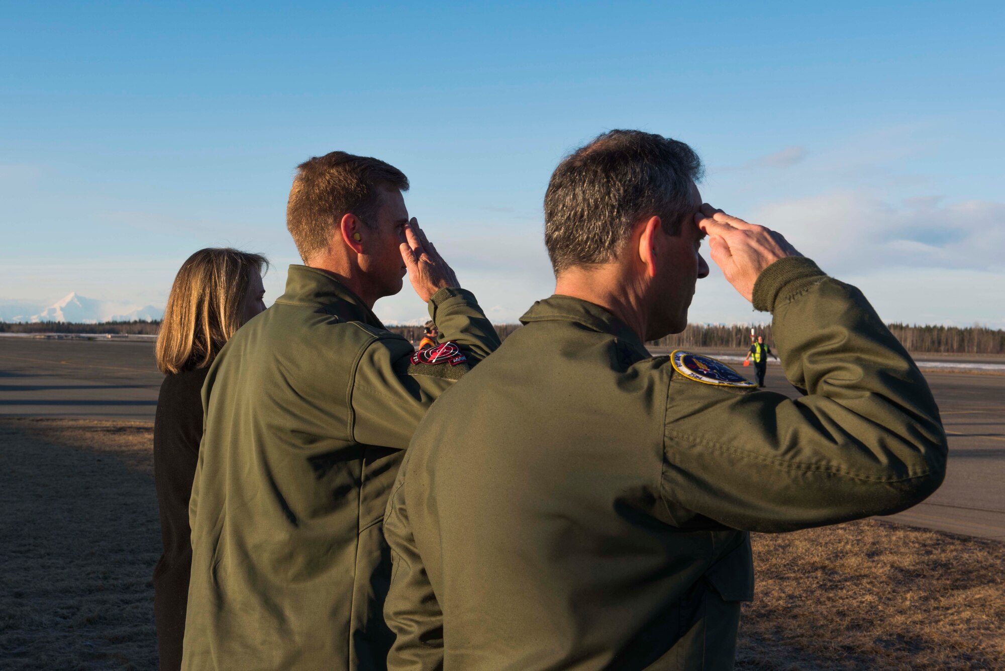 A civic leader tour hosted by the Chief of Staff of the Air Force visited Eielson Air Force Base April 28, 2018;this was the final stop in a broad tour of the Pacific Air Forces area of responsibility that included visits to Guam, Hawaii, Korea and Japan.