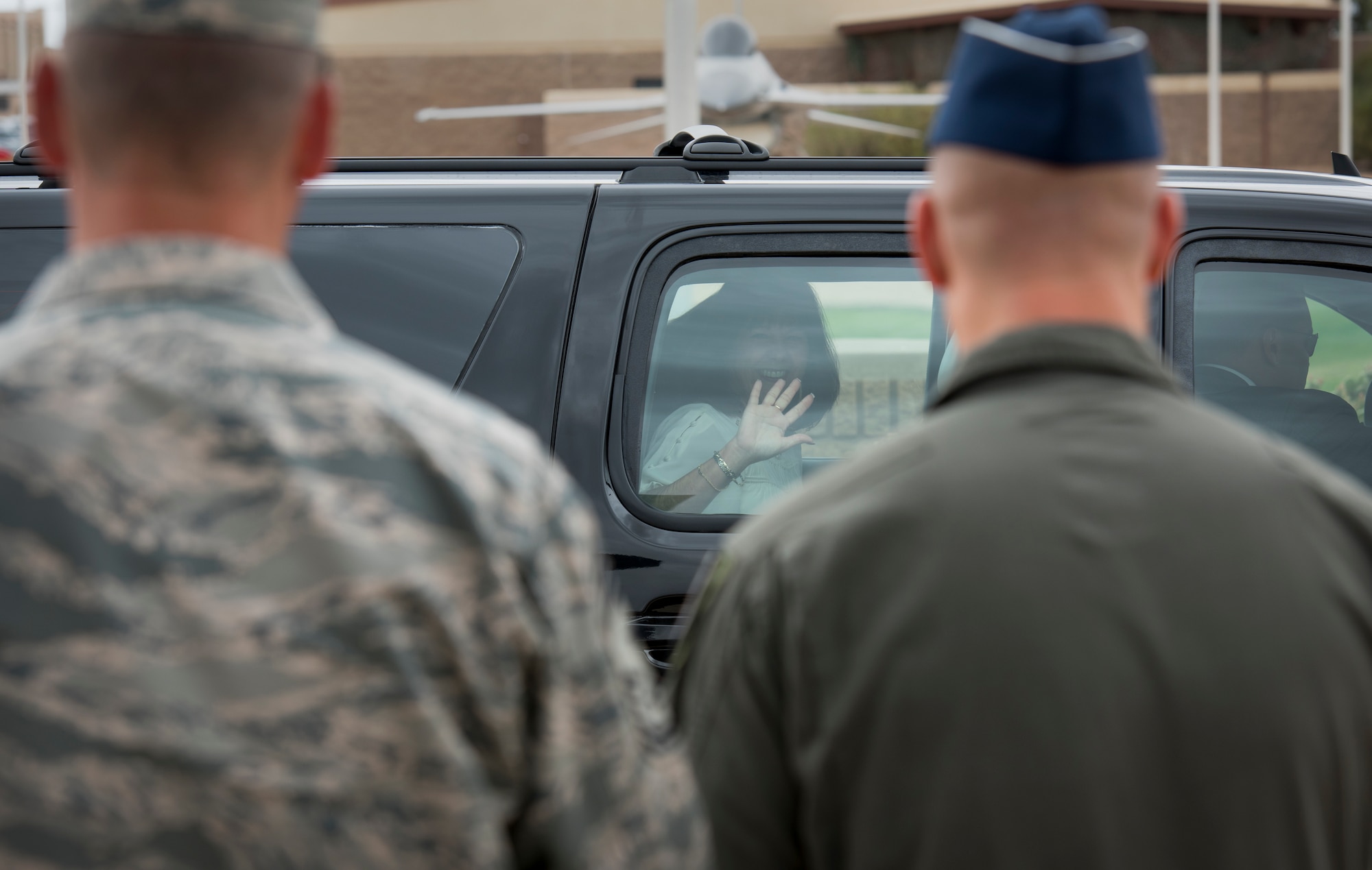 Second Lady Karen Pence speaks to military spouses at Luke AFB