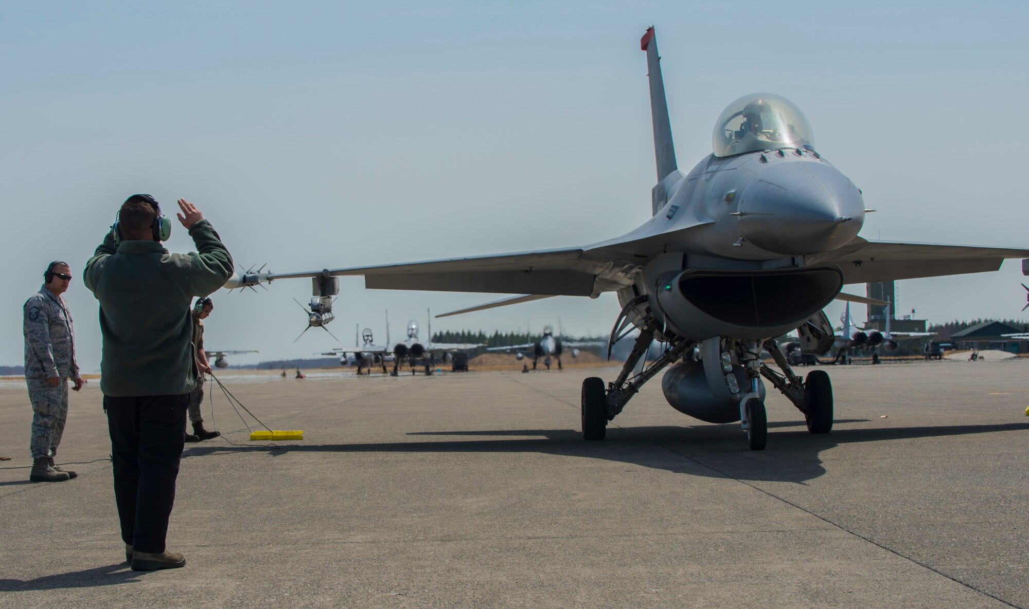 Recovering an F-16 Fighting Falcon