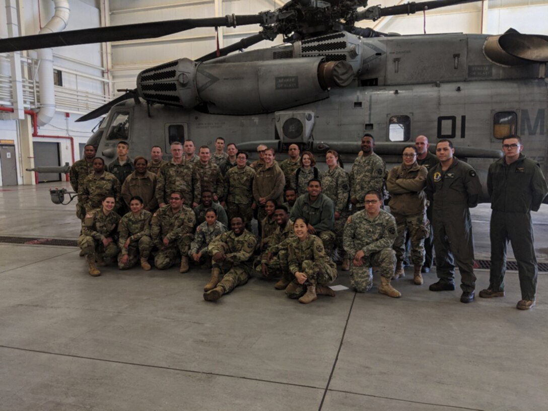 Army Reserve medics train with Marine aviators